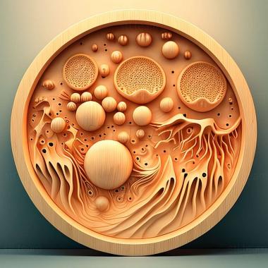 3D модель Borneococcus calvescens (STL)